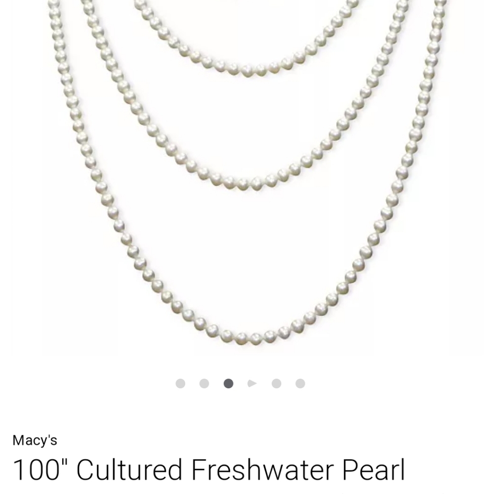 Cultured fresh water pearls
